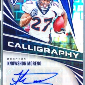 2024 Phoenix Knowshon Moreno Auto #C-KMO Broncos Calligraphy Pandora