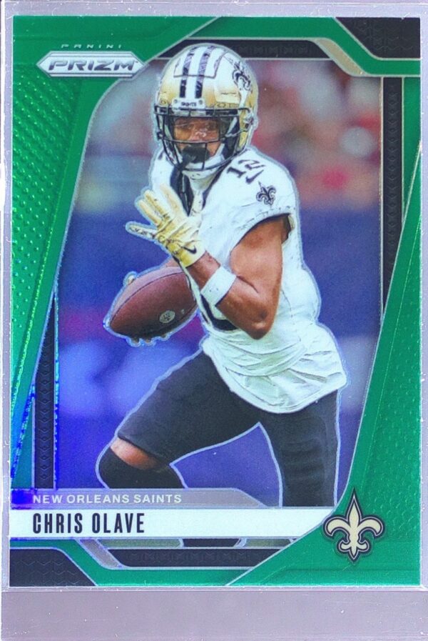 2024 Prizm Chris Olave Green 206 Saints