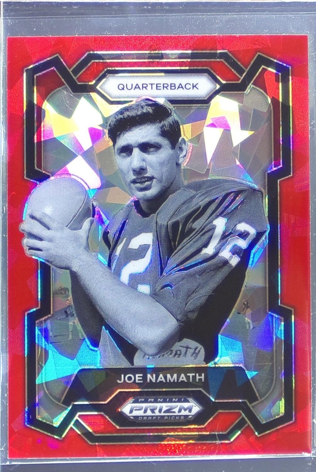 2024 Prizm Collegiate Draft Picks Joe Namath Red Ice 96 Tide