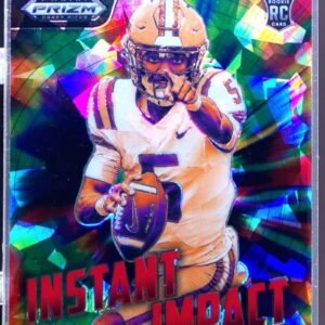 2024 Prizm Draft Picks Jayden Daniels RC #II-JD Tigers Instant Impact Red Ice