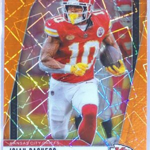 2024 Prizm Isiah Pacheco Orange Lazer 139 Chiefs
