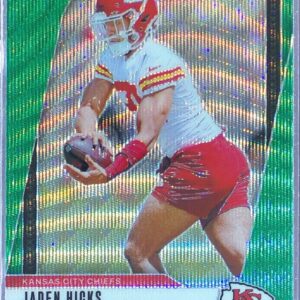 2024 Prizm Jaden Hicks Green Wave RC 336 Chiefs