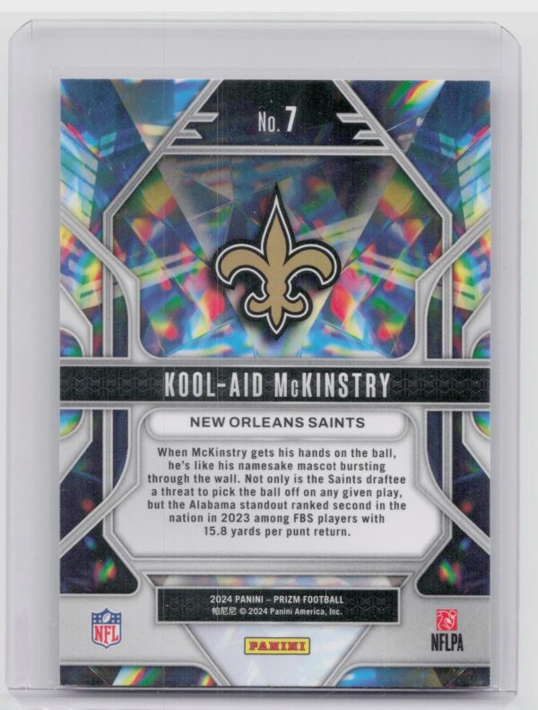 2024 Prizm Kool-Aid McKinstry 7 Saints Prizmatic - Image 3