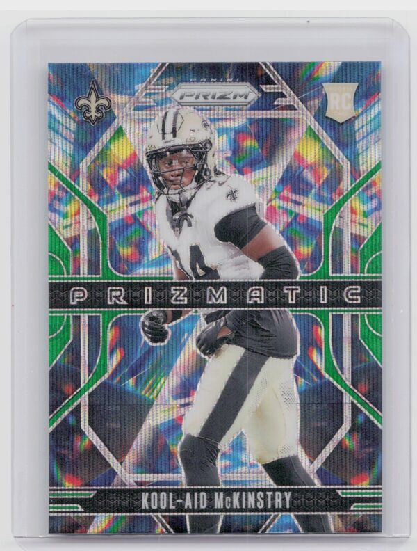 2024 Prizm Kool-Aid McKinstry 7 Saints Prizmatic Wave Green Prizm