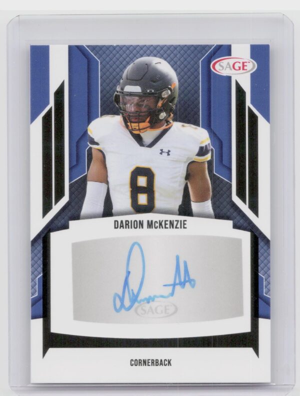 2024 SAGE HIT Darion McKenzie Auto #A-DM2 Warriors Autographs Silver (High Serie