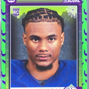 2024 Score-A-Treat Adonai Mitchell RC #1 Colts Rising Stars Green Bats