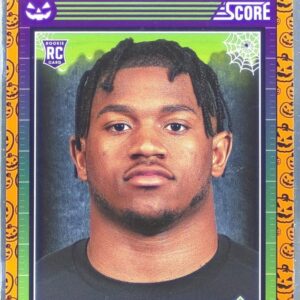 2024 Score-A-Treat Dillon Johnson RC #16 Titans Rising Stars Orange Pumpkin