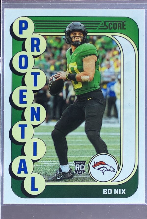 2024 Score Bo Nix RC #11 Broncos Protential