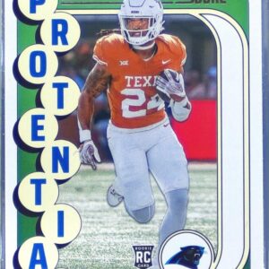 2024 Score Jonathon Brooks RC #14 Panthers Protential