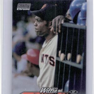 2024 Stadium Club Willie Mays Chrome Refractors #248 Giants
