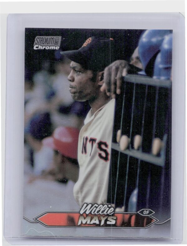2024 Stadium Club Willie Mays Chrome Refractors #248 Giants