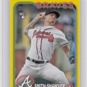 2024 Topps AJ Smith-Shawver Yellow  #117 Braves