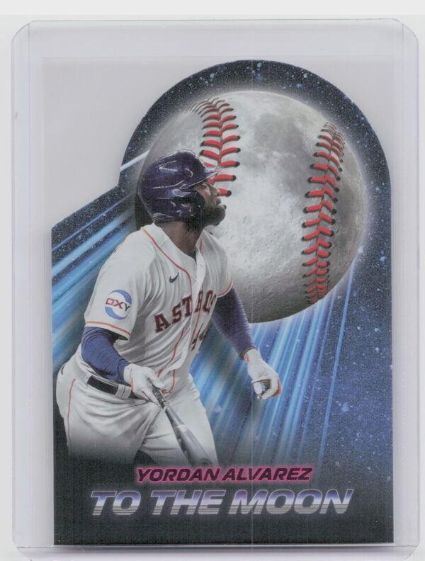 2024 Topps Big League Yordan Alvarez #TM-15 Astros To the Moon Die Cuts