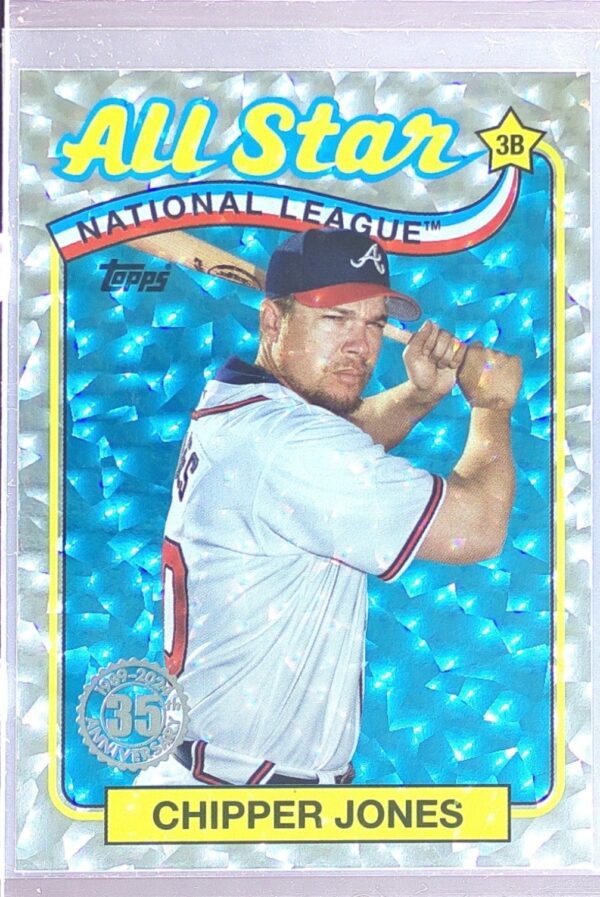 2024 Topps Chipper Jones #89ASB-11 Braves 1989 35th Anniversary All Stars Foil