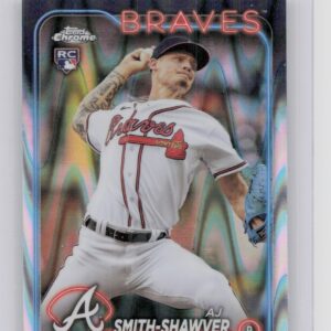 2024 Topps Chrome AJ Smith-Shawver Raywave Refractors #19 Braves