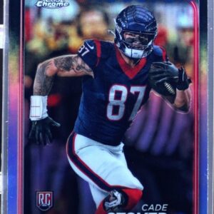 2024 Topps Chrome Cade Stover Refractor RC #236 Texans