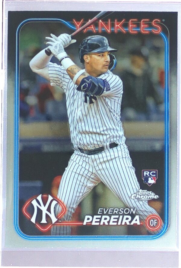 2024 Topps Chrome Everson Pereira RC #238 Yankees