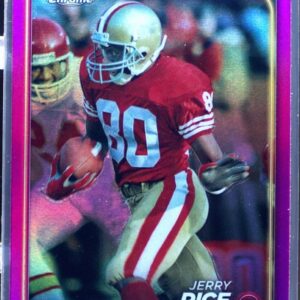 2024 Topps Chrome Jerry Rice Pink Refractor #176 49ers