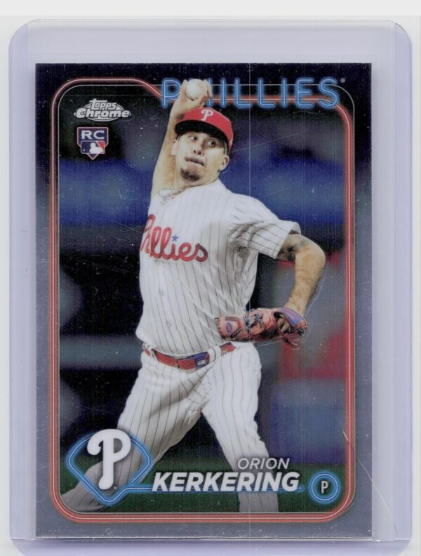 2024 Topps Chrome Orion Kerkering RC #180 Phillies