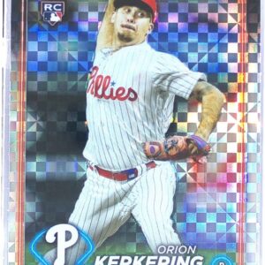 2024 Topps Chrome Orion Kerkering X Fractors RC #180 Phillies