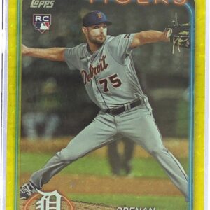 2024 Topps Chrome Sapphire Edition Brenan Hanifee Gold /50 RC #369 Tigers