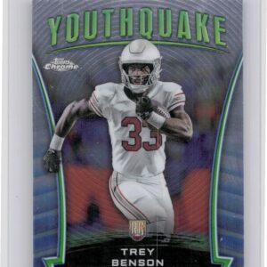 2024 Topps Chrome Trey Benson RC Y-23 Cardinals Youthquake