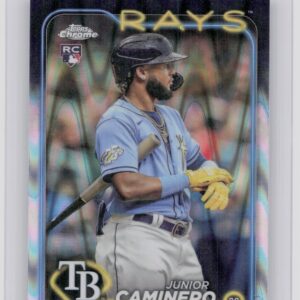 2024 Topps Chrome Update Junior Caminero RayWave Refractors #USC193 Rays