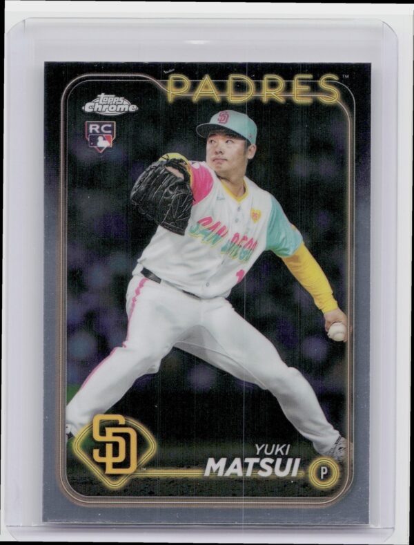2024 Topps Chrome Update Yuki Matsui RC #USC187 Padres