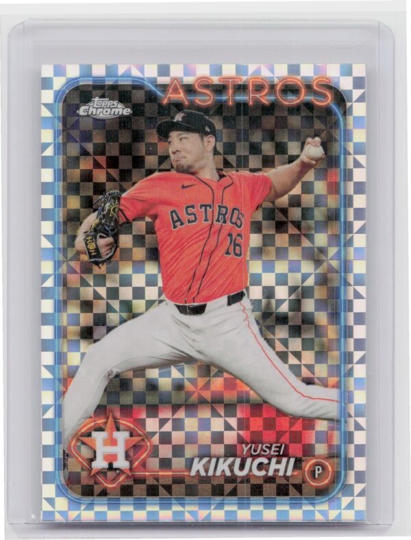 2024 Topps Chrome Update Yusei Kikuchi X Fractors #USC103 Astros