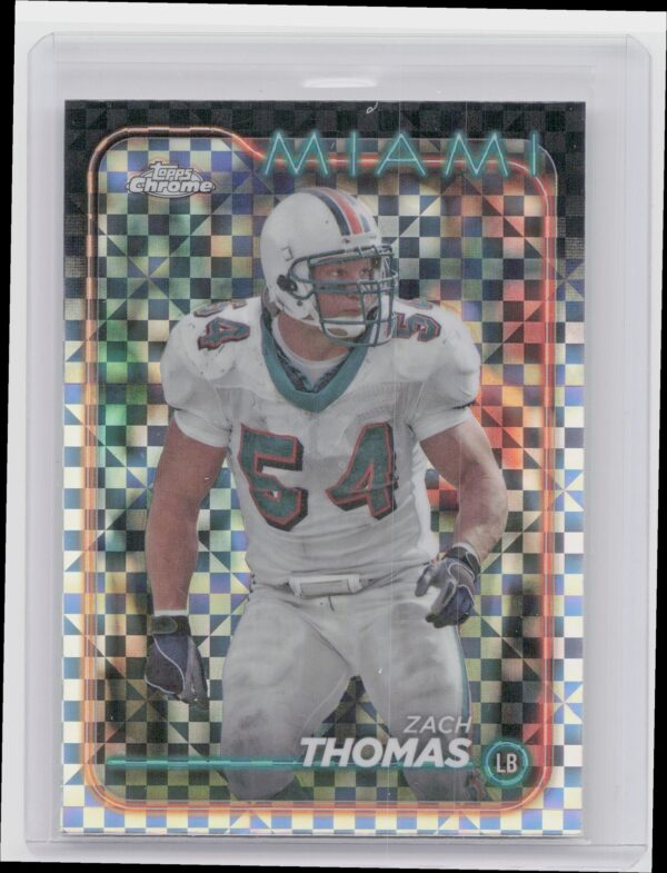 2024 Topps Chrome Zach Thomas X Fractor #109 Dolphins
