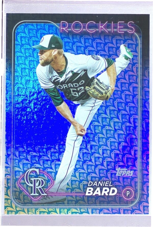 2024 Topps Daniel Bard Holiday #320 Rockies