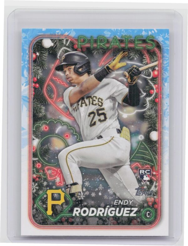 2024 Topps Endy Rodriguez Holiday #3 Pirates