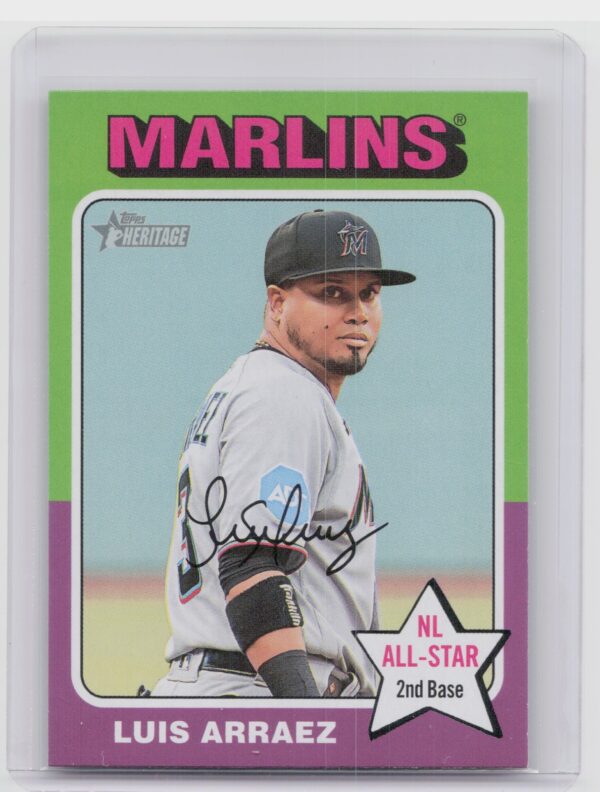 2024 Topps Heritage Mini Luis Arraez #341 Marlins