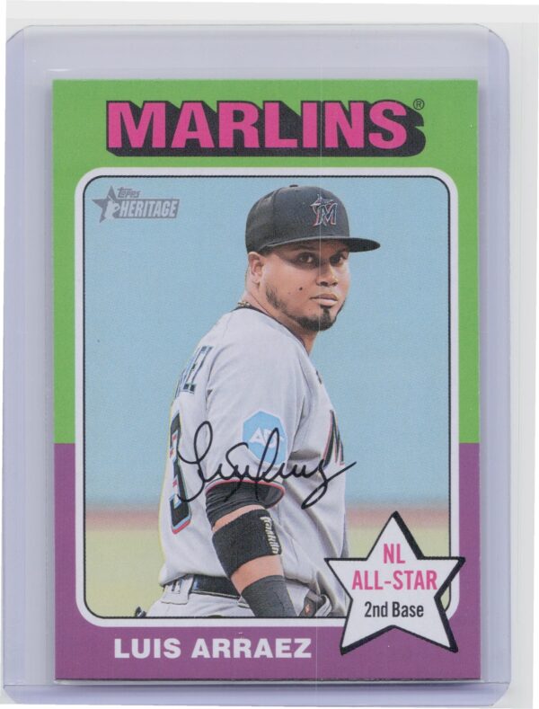 2024 Topps Heritage Mini Luis Arraez #341 Marlins