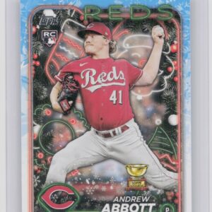 2024 Topps Holiday Andrew Abbott RC #H82 Reds