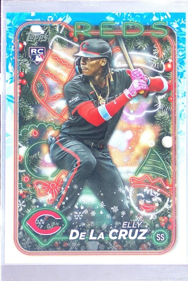 2024 Topps Holiday Elly De La Cruz RC #H102 Reds