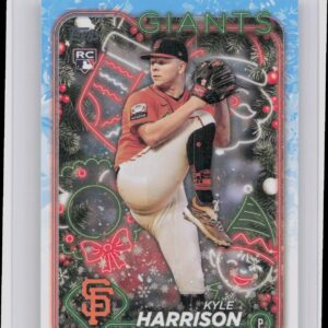 2024 Topps Holiday Kyle Harrison RC #H175 Giants