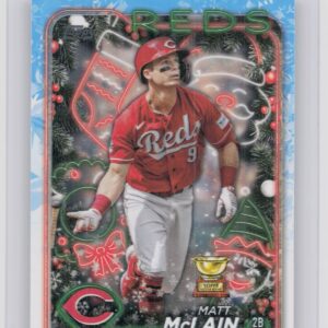 2024 Topps Holiday Matt McLain #H185 Reds
