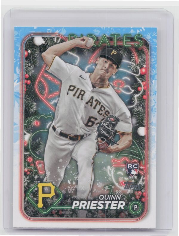 2024 Topps Holiday Quinn Priester H145 Pirates