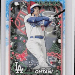 2024 Topps Holiday Shohei Ohtani SP Santa Hat VAR #H1 Dodgers