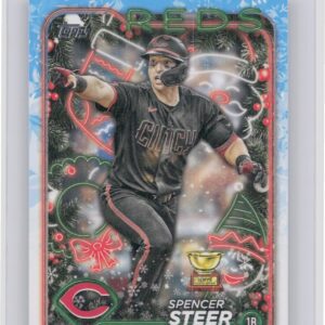2024 Topps Holiday Spencer Steer H112 Reds