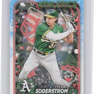 2024 Topps Holiday Tyler Soderstrom H127 Athletics