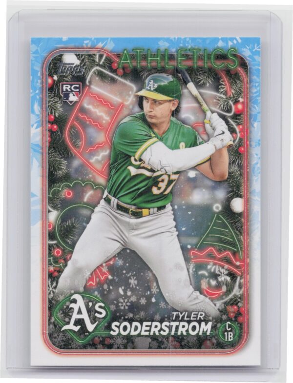 2024 Topps Holiday Tyler Soderstrom H127 Athletics