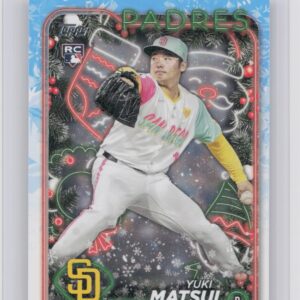 2024 Topps Holiday Yuki Matsui Rookie H191 Padres