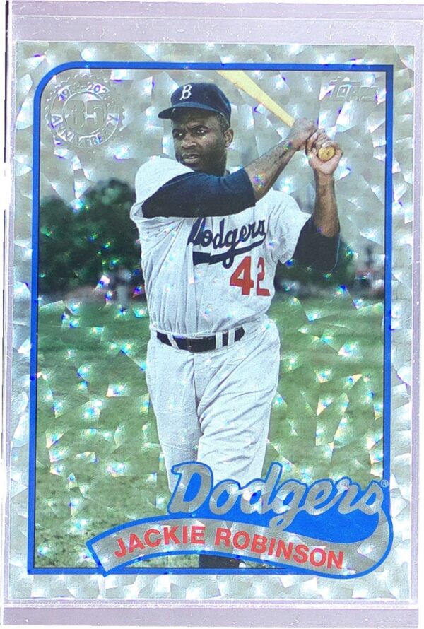 2024 Topps Jackie Robinson #89B-54 Dodgers 1989 35th Anniversary Foil