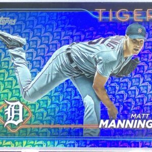 2024 Topps Matt Manning Holiday #277 Tigers