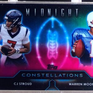 2024 Topps Midnight Warren Moon / CJ Stroud #C-8 Texans Constellations