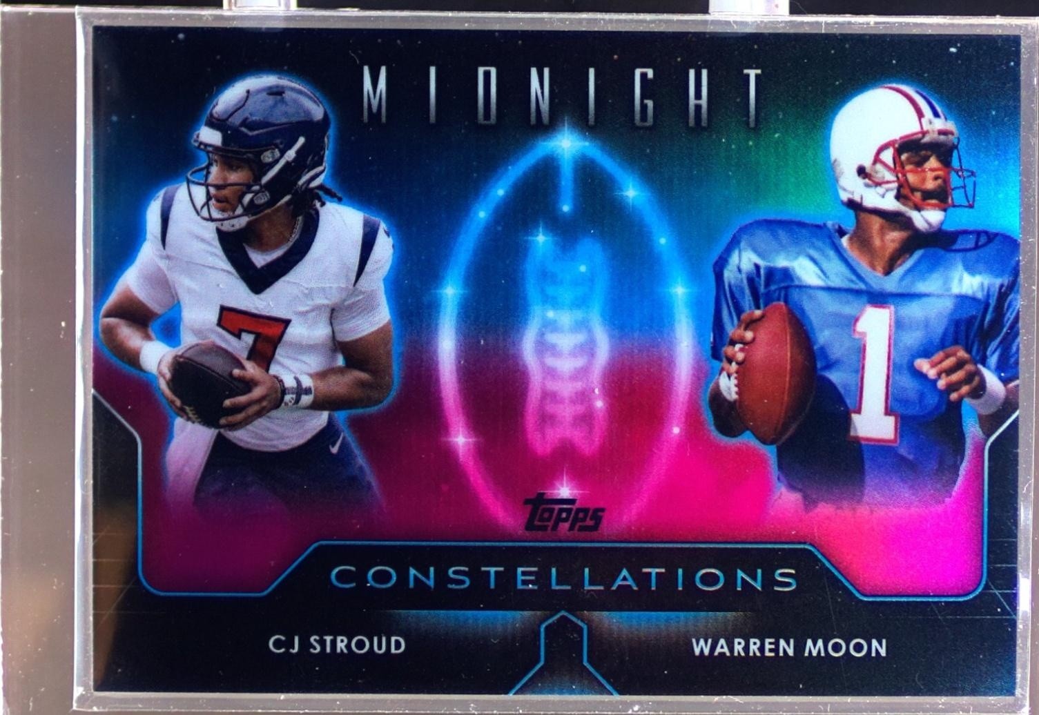 2024 Topps Midnight Warren Moon / CJ Stroud #C-8 Texans Constellations