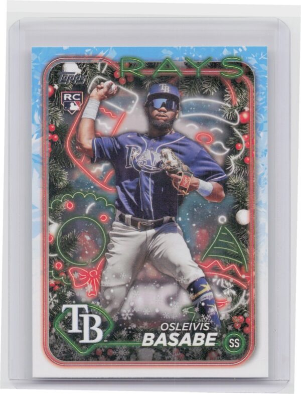 2024 Topps Osleivis Basabe Rookie H118 Rays