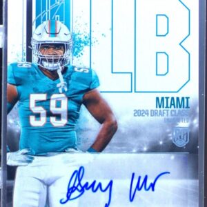 2024 Topps Signature Class Grayson Murphy Auto #RCA-GM Dolphins Rookies Class I